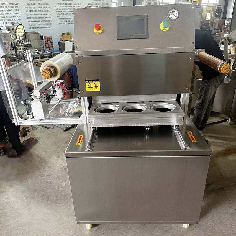 梅菜扣肉盒式真空包装机 气调锁鲜封碗机 魔芋结嫩豆腐真空封盒机,淘宝优惠券,粉丝福利购,淘宝优惠卷