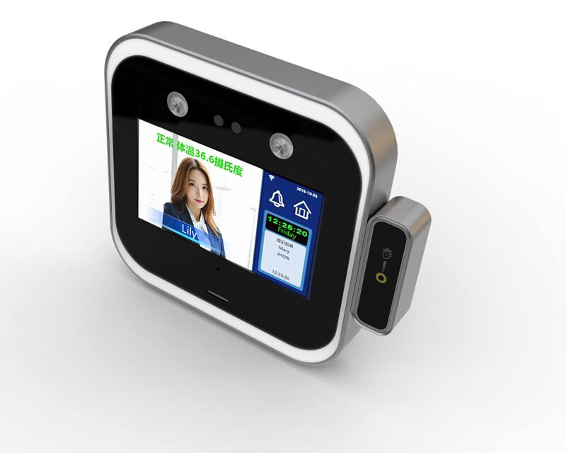 Jiapin 2020 New Product Wrist Temperature Measurement Face Recognition Terminal Temperature Measurement Attendance Access Control All-in-one Machine