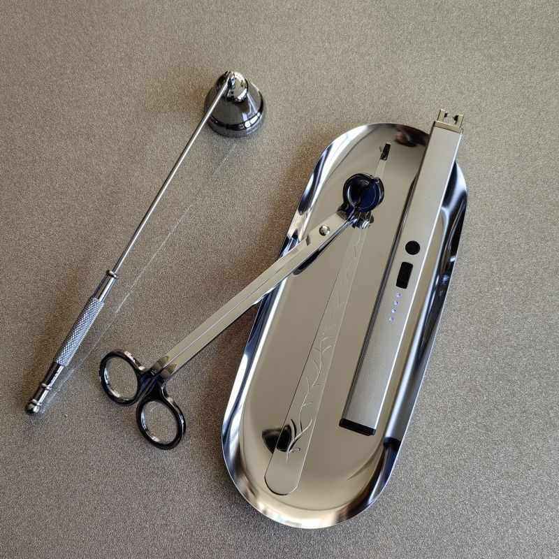 香薰蜡烛工具灭烛烛芯剪套装灯芯点火器灭烛罩烛芯钩子托盘配件,淘宝优惠券,粉丝福利购,淘宝优惠卷