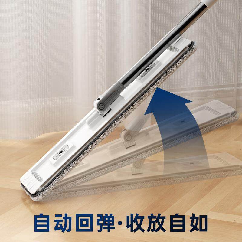 四重刮洗平板拖把桶懒人神器家用拖布木地板瓷砖地墩布不锈钢杆子,淘宝优惠券,粉丝福利购,淘宝优惠卷