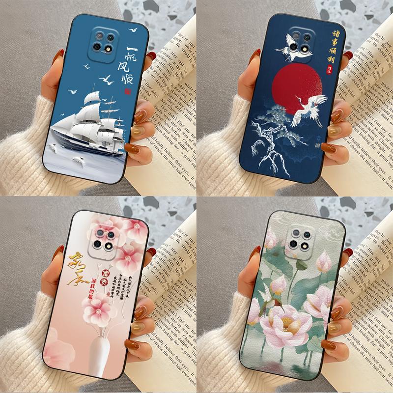 适用中国风小米Redmi红米10x 5G手机壳新中式10x 4G防摔软套国潮 - 图2