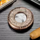 Яичные драконы сигар ножницы Портативная плоская резка резка из нержавеющей стали Островальная и прочная сигар с большим диаметром CE-25FJ