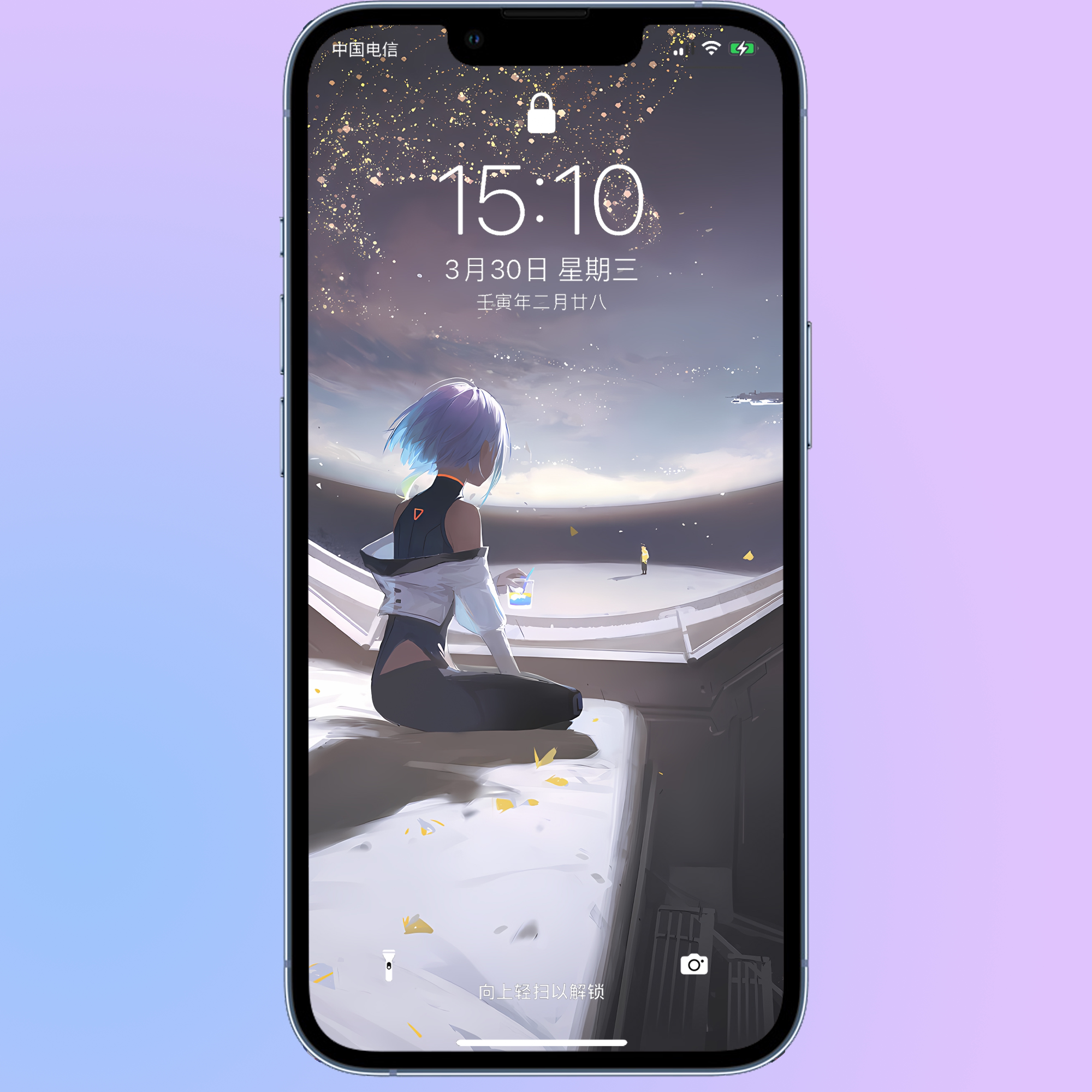 21张边缘行者赛博朋克Lucy露西丽贝卡手机壁纸华为iPhone壁纸高清