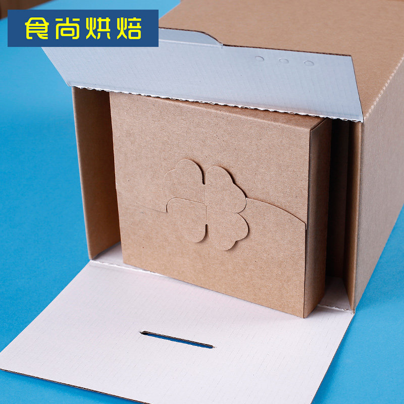 4寸6寸8寸10寸烘焙点心包装盒西点盒牛皮纸盒提手天窗生日蛋糕盒,淘宝优惠券,粉丝福利购,淘宝优惠卷