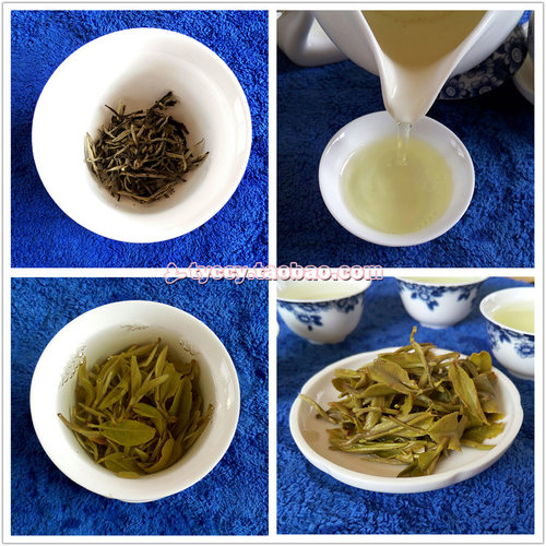 云南绿茶明前毛尖送礼茶叶腾冲清凉山一号银毫烘青3gX33袋99g盒装 - 图1