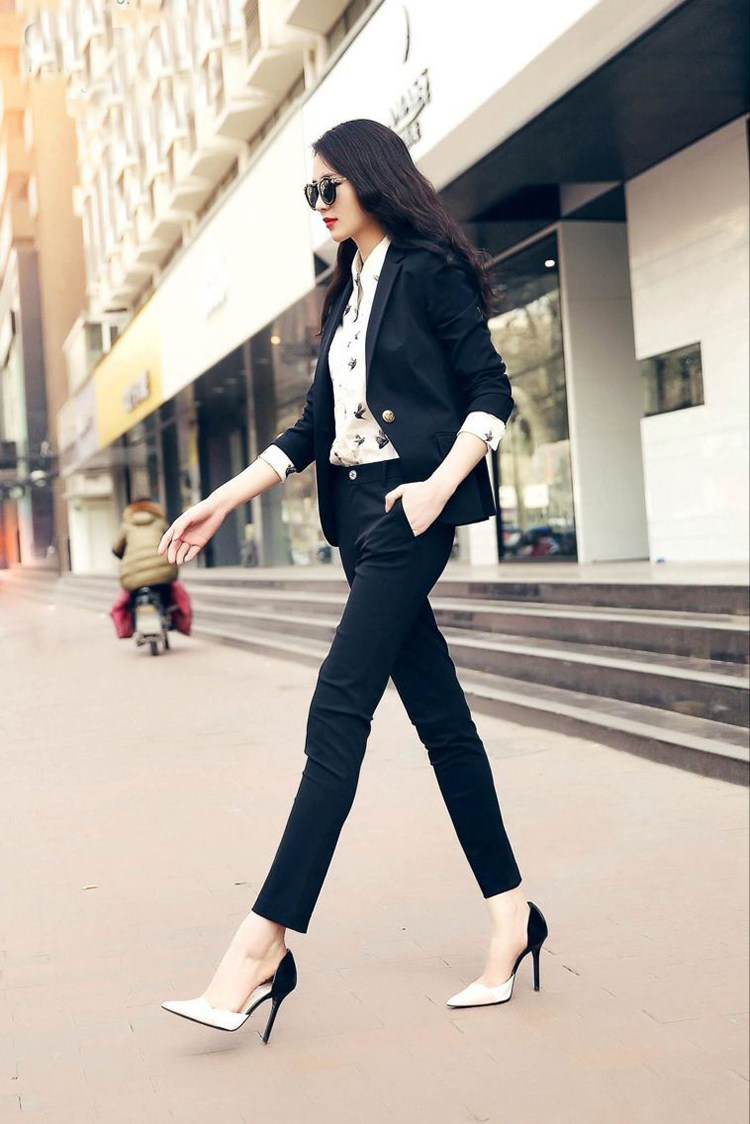 2018春秋款新款女裤韩版职业正装小西裤女分