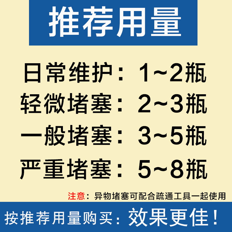 强力管道通疏通剂下水道除臭剂厨房油污卫生间厕所马桶堵塞通渠粉