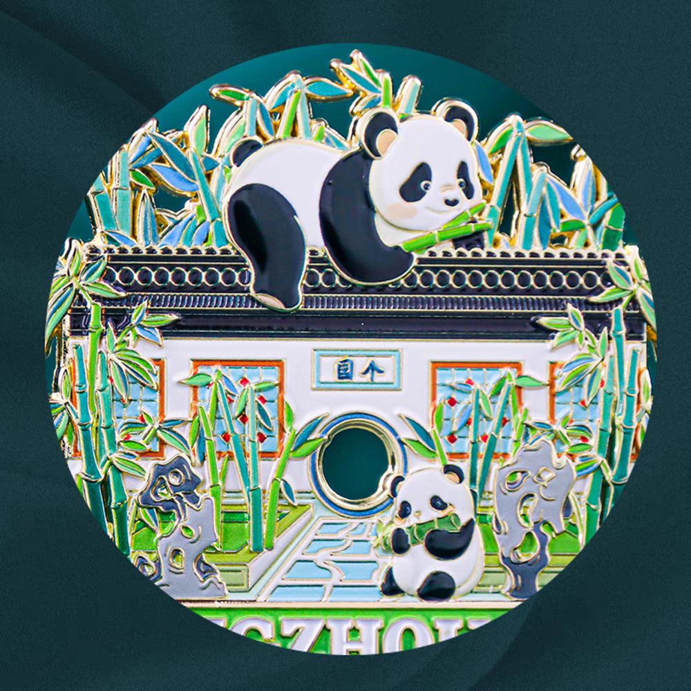 扬州地标冰箱贴金属磁吸中国风城市博物馆文创旅游纪念品礼物