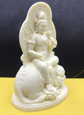 工艺普贤菩萨佛像装饰品汽车摆件