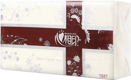 包邮心相印抽纸商务用三折面巾纸擦手纸咖啡每包200张共6包CS005 - 图2