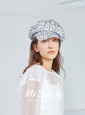 mrduck高定英国LINTON报童帽女