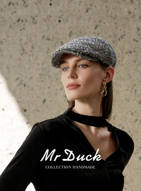 mrduck限量黑标轻奢鸭舌帽