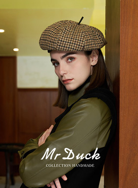 mrduck贝雷帽出游休闲女秋冬