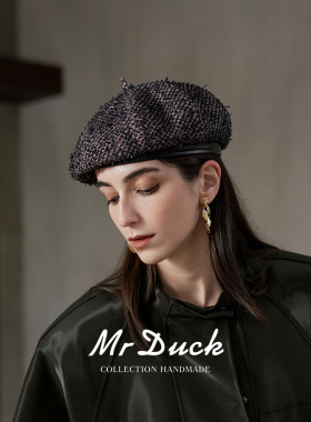 mrduck英国LINTON高定贝雷帽
