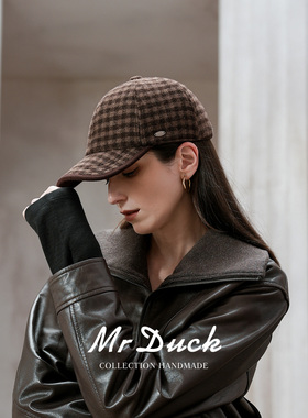 mrduck高克重羊毛混纺棒球帽