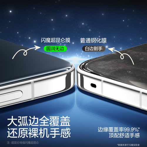 闪魔无尘仓适用于华为Mate80钢化膜mate80Promax手机膜mate80pro康宁Pura80无黑边mate60冰晶膜mate70昆仑膜 - 图2