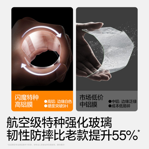 闪魔适用红米k90钢化膜红米k90promax手机膜超声波秒解锁redmi冠军版新款防窥保护磨砂小米全屏贴蓝光高清防 - 图3