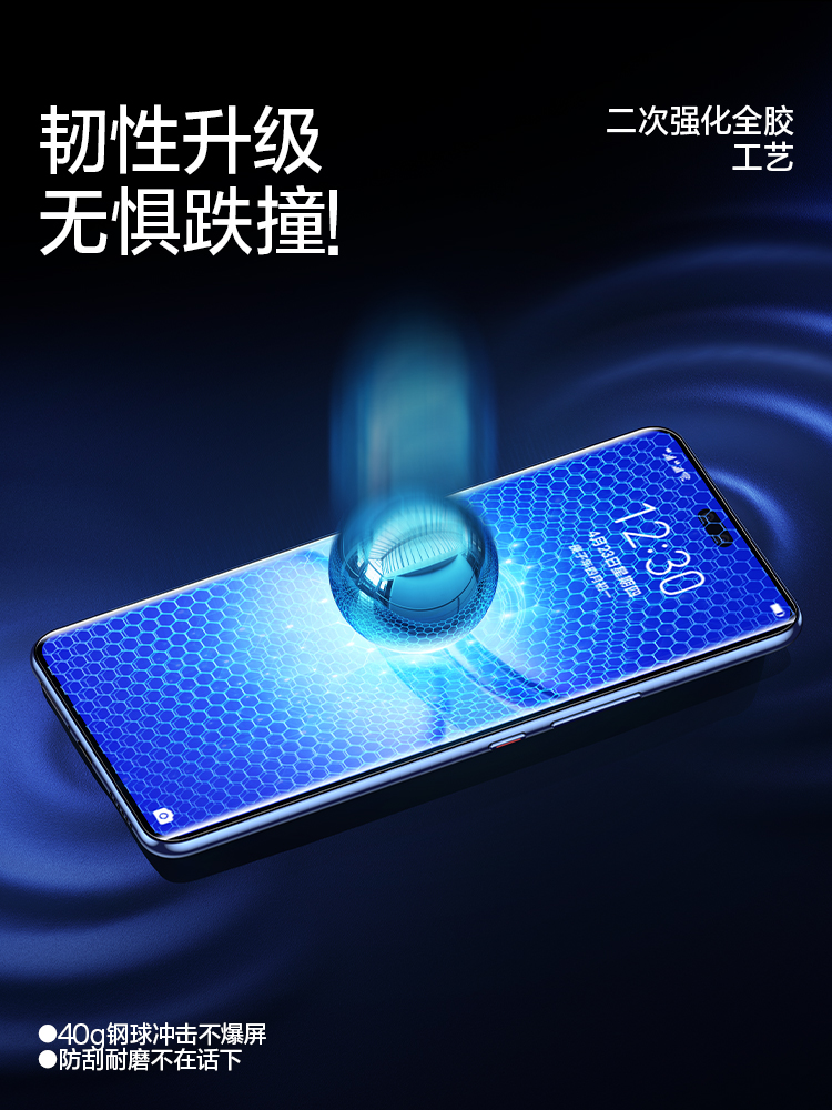 闪魔适用华为nova12Pro钢化膜nova12Pro/Ultra手机膜nova12Ultra高清12ProUV光固膜nova12ultra保护贴膜-图1