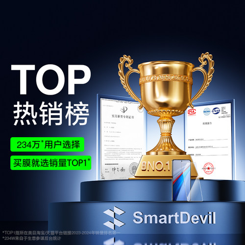 闪魔适用VIVOiQOO13钢化膜iqoo12/Z10turbopro手机膜/Neo10/11/9/Neo7se/neo5/6se新款9Spro+/Z9turboz5X贴膜 - 图0