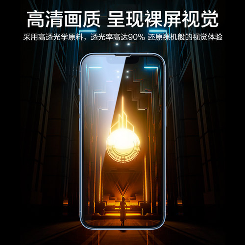 闪魔适用iPhone17/16钢化膜15p苹果14高清iphone12pro全屏13 max iP11promax护眼pg迷你XR i15抗指纹xsmax xs - 图2