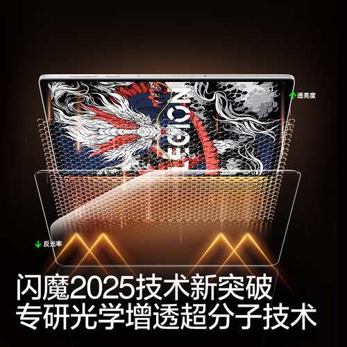 闪魔适配联想y700四代钢化膜拯救者y700五代平板钢化膜y700三代屏幕膜配件贴膜y7oo保护新款AR无尘仓神器钛晶 - 图1