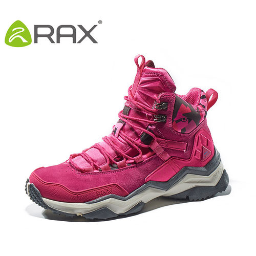 rax春夏防水登山鞋男户外鞋轻便徒步鞋女沙漠爬山鞋高帮透气 - 图0