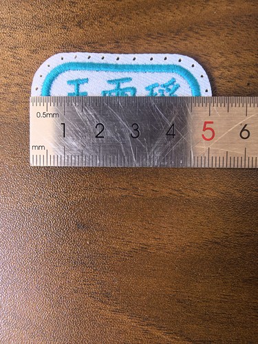 名字贴刺绣带缝孔可选颜色幼儿园姓名贴可缝布贴中小学生衣服标签 - 图2