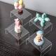 U-shaped exhibition stand plexiglass ornaments jewelry sample display stand museum acrylic display stand base antiques