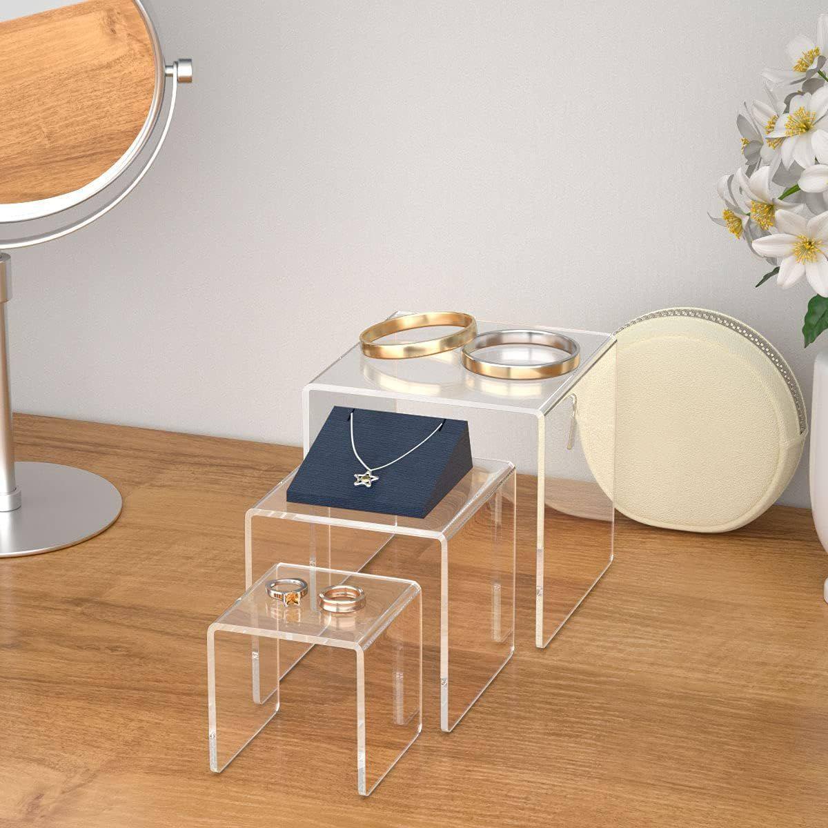 U-shaped exhibition stand plexiglass ornaments jewelry sample display stand museum acrylic display stand base antiques