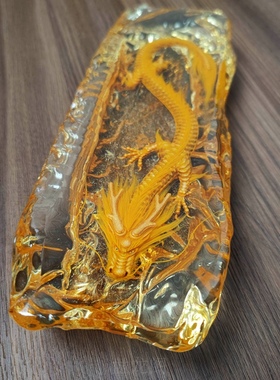 手绘桌面摆件盘龙阁混合