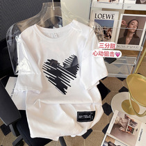 奥特莱斯大牌推荐清仓捡漏夏2022韩版中长版短袖上衣女CX1373白色