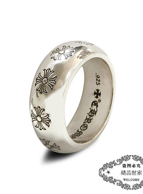 十字架纯银戒指鹿晗同款