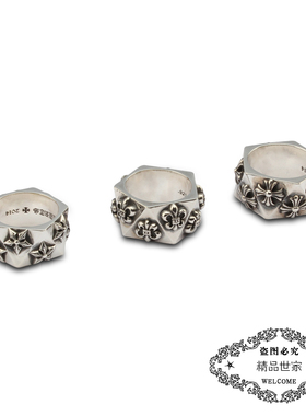 童军花五角星纯银尾戒网红同款