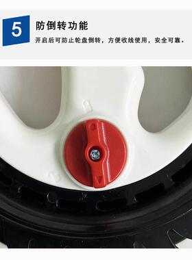 风筝线轮盘带线加粗风筝轮盘钓鱼船钓手握轮风筝线轮轴承刹车防倒