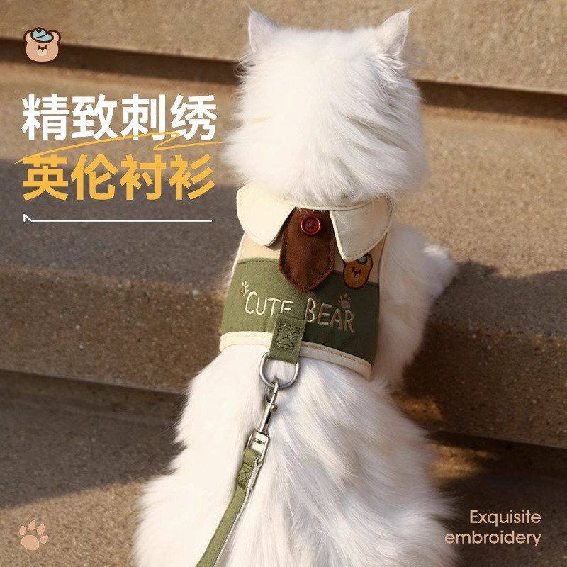 猫咪狗狗牵引绳胸背带宠物外出专用防挣脱背心衣服遛狗绳遛猫绳子,淘宝优惠券,粉丝福利购,淘宝优惠卷