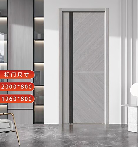 实木卧室门生态烤漆木门新室内门隔音房间门碳晶卧室门卧室套装门 - 图2