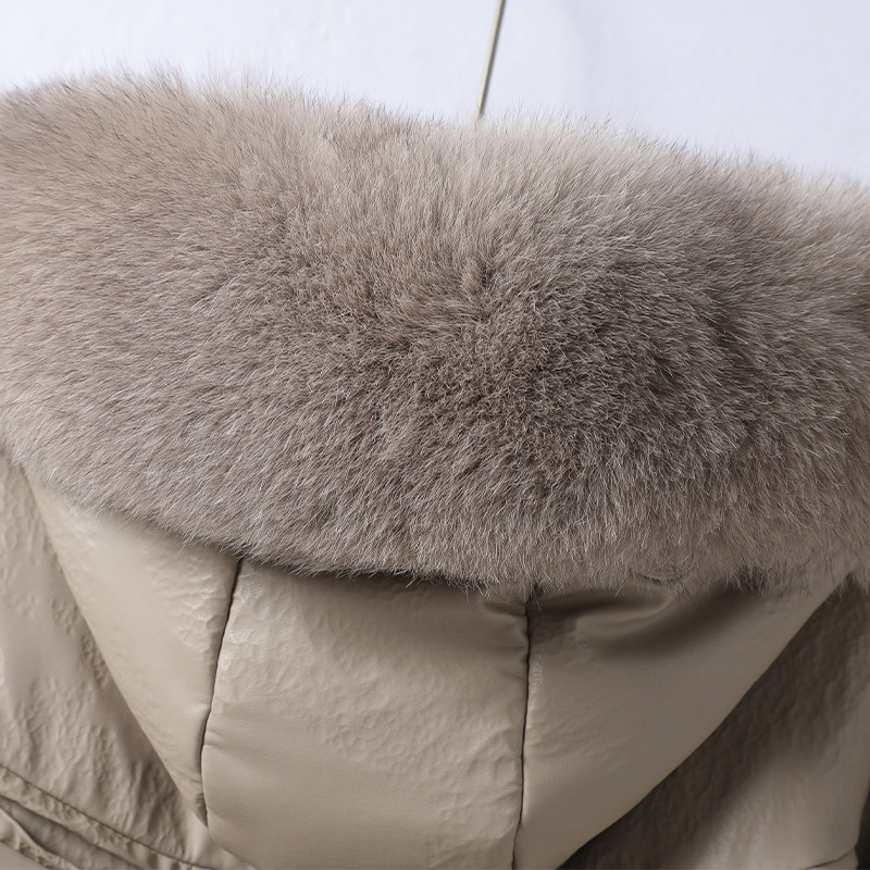 海宁真皮羽绒服女常规款连帽狐狸毛领90白鸭绒小个子新款绵羊皮衣,淘宝优惠券,粉丝福利购,淘宝优惠卷