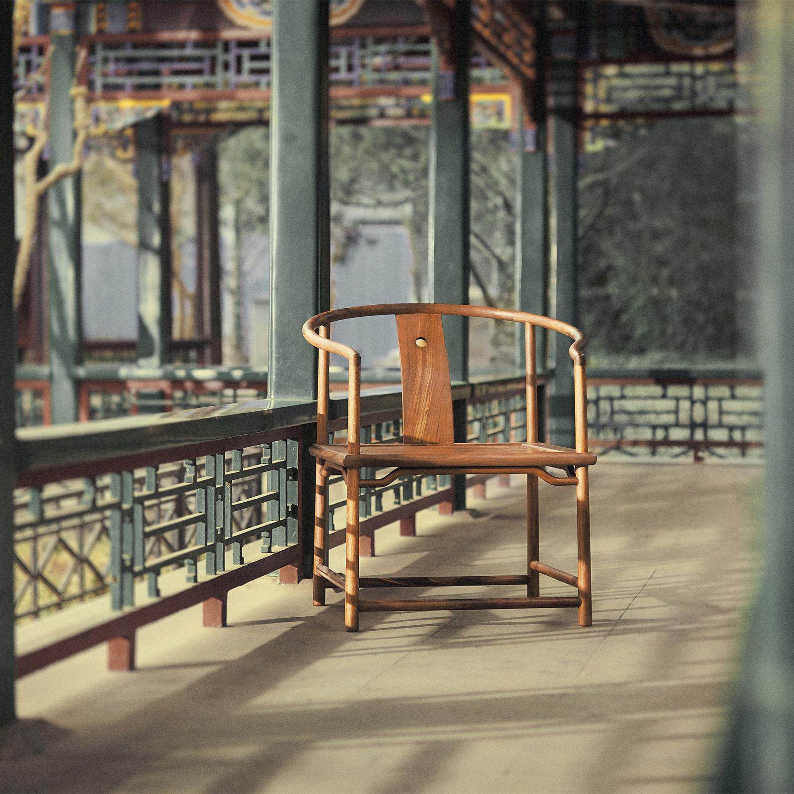 璞木禅意新中式圈椅休闲椅免漆老榆木实木覆古椅子黑胡桃彷古家俱,淘宝优惠券,粉丝福利购,淘宝优惠卷