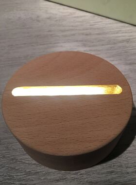 榉木生日礼物小鹿床头台灯