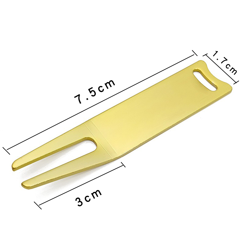 高尔夫果岭叉球叉金属修复叉铲草器球道修补工具GOLF室外配件用品 - 图1