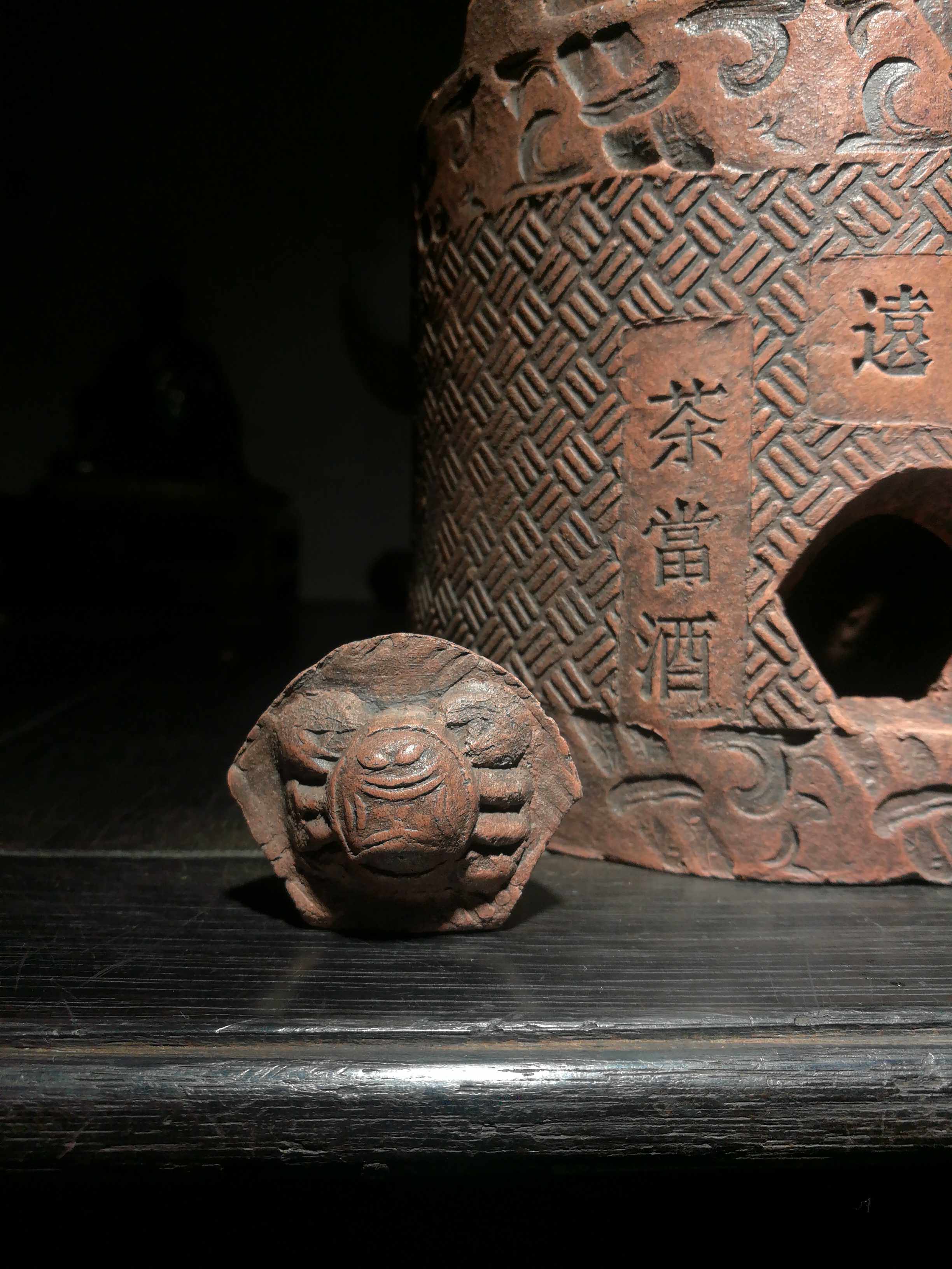 红泥炭炉小火炉老式风炉陶器泥炉手工文房茶道茶具煮茶炉禅意包邮