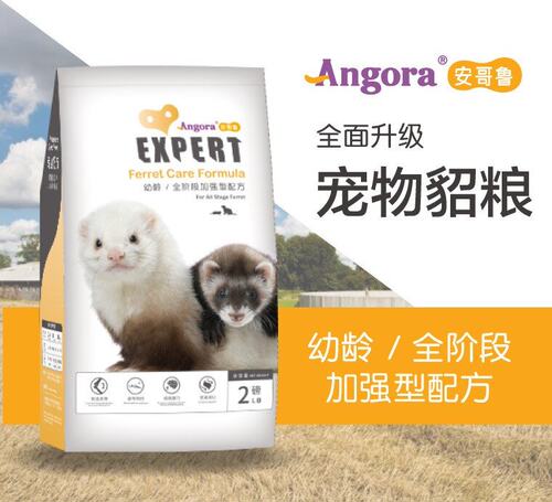 包邮 安哥鲁幼年貂粮 2磅全年龄 宠物雪貂 安格鲁玛雪儿通用饲料 - 图2
