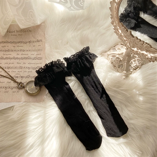 Кружевные колготки, милые летние носки для принцессы, стиль Лолита