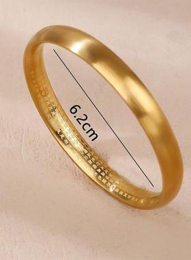 钛钢手镯女简约百搭小众设计感