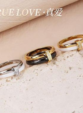 高级轻奢新款简约百搭戒指时尚