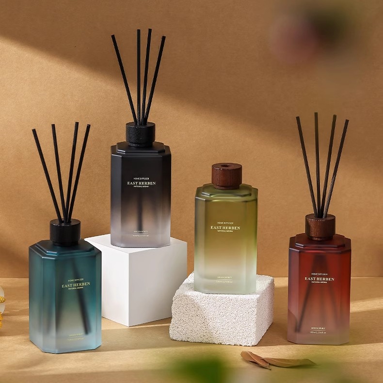 无火藤条香薰经典挥发瓶扩香器精油玻璃家用室内办公室持久留香 - 图2