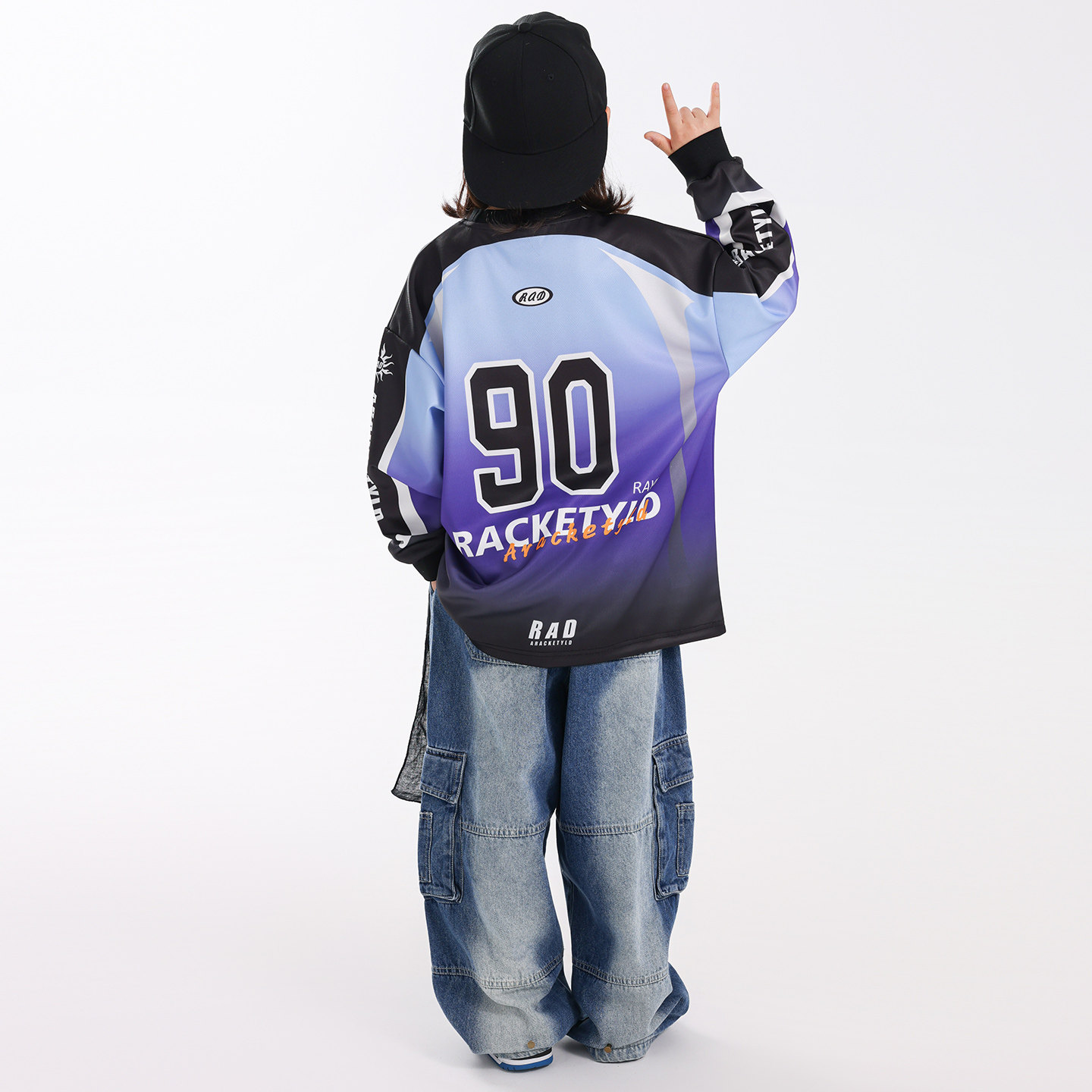 RACKETYLD街舞儿童潮服男童演出服嘻哈风炸街套装hiphop街舞童装,淘宝优惠券,粉丝福利购,淘宝优惠卷