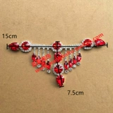 Ab color glass diamond penne plound su Head Jewelry ведущий секция Секция бурение цветок DIY Mink травяная пальто талия на спине танцевальное украшение алмаз