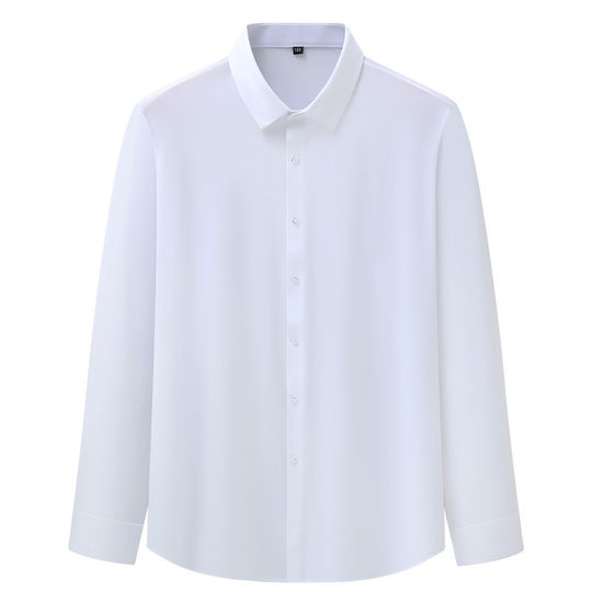 男士大肚子遮肉功能型衬衫大码商务大肚腩不蹦扣衬衣加肥加大春夏