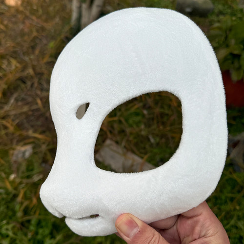 兽妆头骨萌犬头骨面具COSPLAY轻盈版入门款兽头小星莓动物绷好布 - 图1